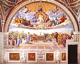 Raphael Disputation of The Holy Sacrament (la Disputa) [detail 1a]